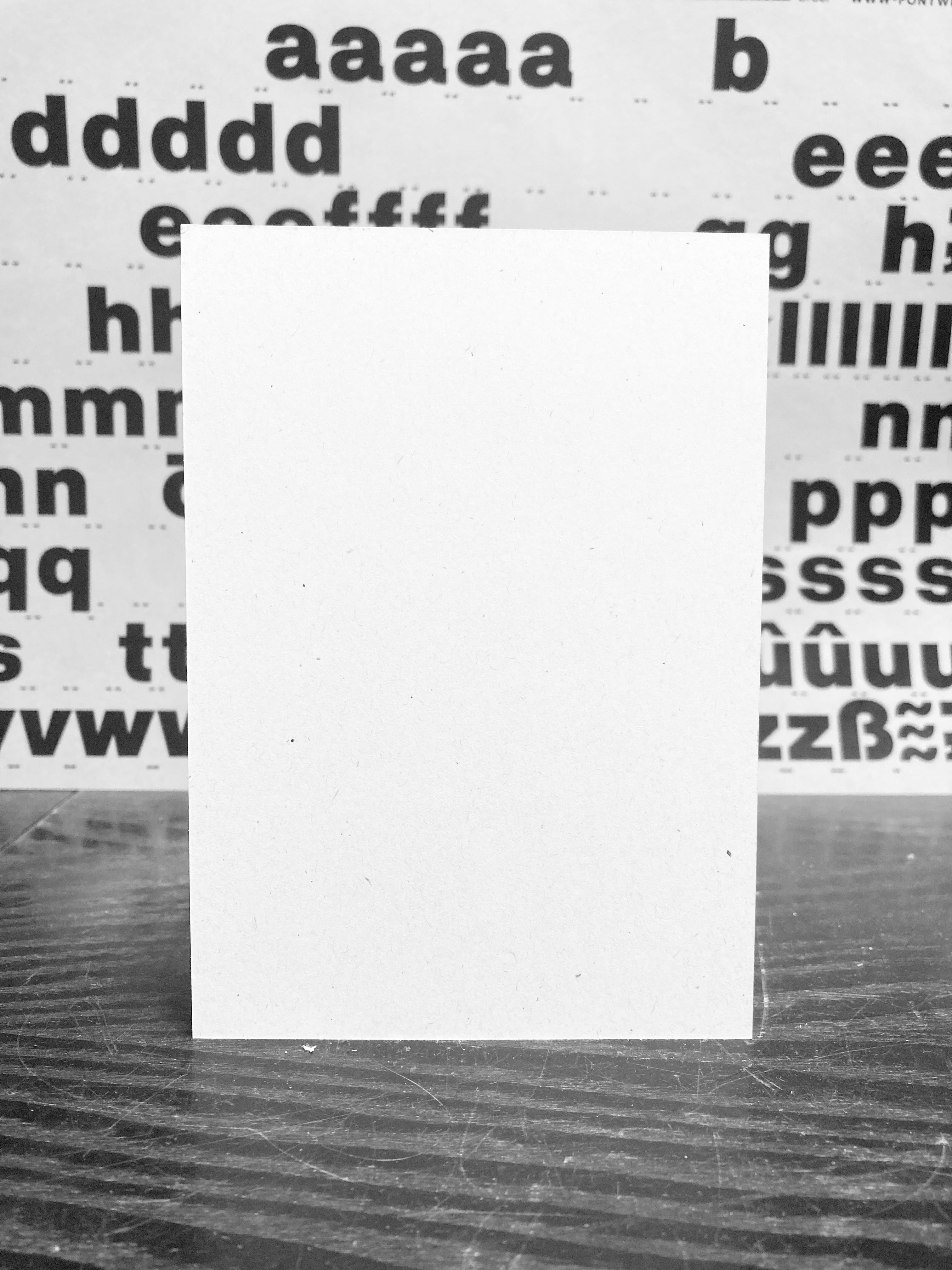 Unique Postcard Setra 48pt Black Lowercase